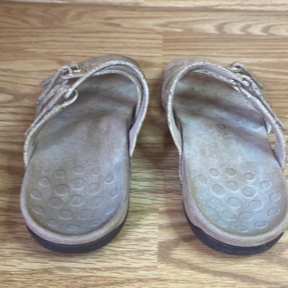 Vionic Aubrey Strap Sandals Shoes Women’s US Size 9 Brown Cork Orthotic - Picture 10 of 12